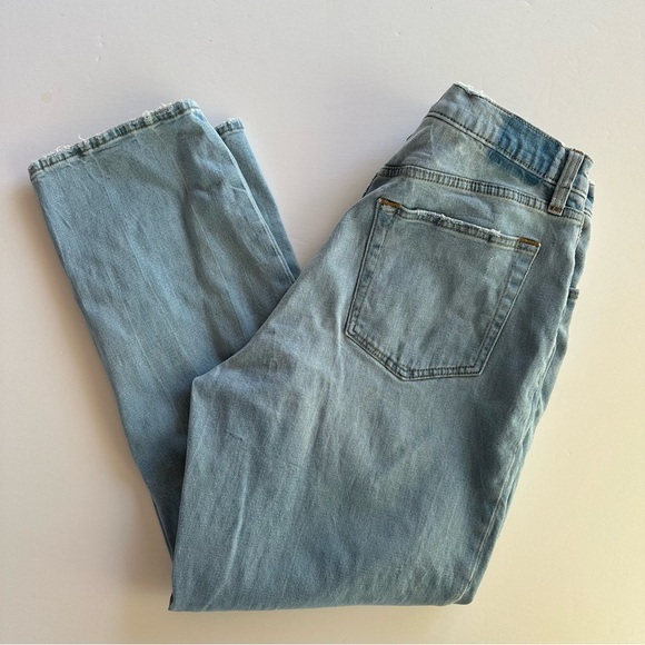 Abercrombie & Fitch Curve Love The Ankle Straight Ultra High Rise Jeans 31 12L - Picture 13 of 13